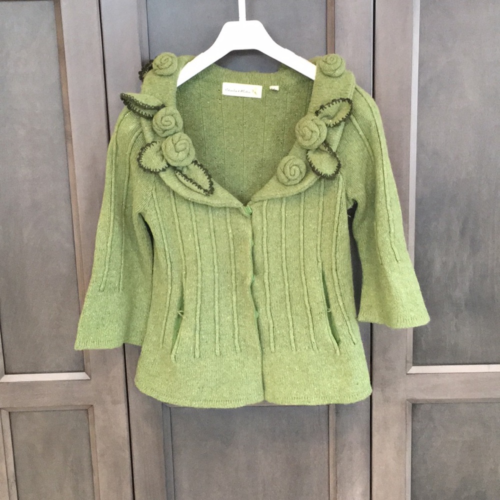 Charlie & Rubin wool cardigan from Anthro.